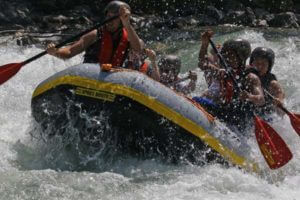 Rafting Imster Schlucht in Haiming, schwere Wildwasser Raftingtour Inn